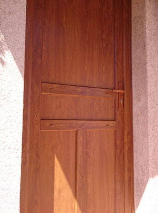 Porte chêne doré âme bois