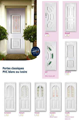 Porte PVC classiques